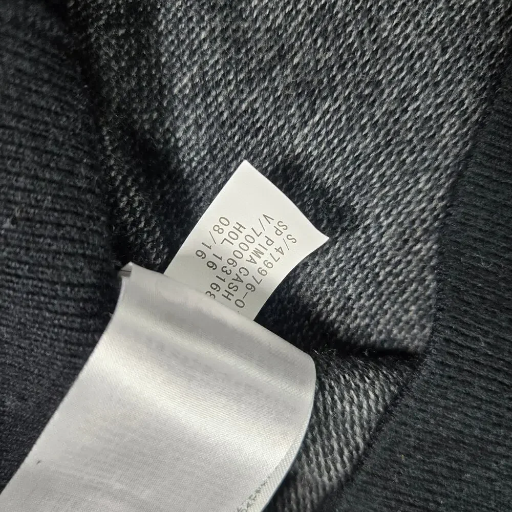 Banana Republic Men XL Dark Gray Pima Cotton Cashmere Blend Sweater Pullover EUC